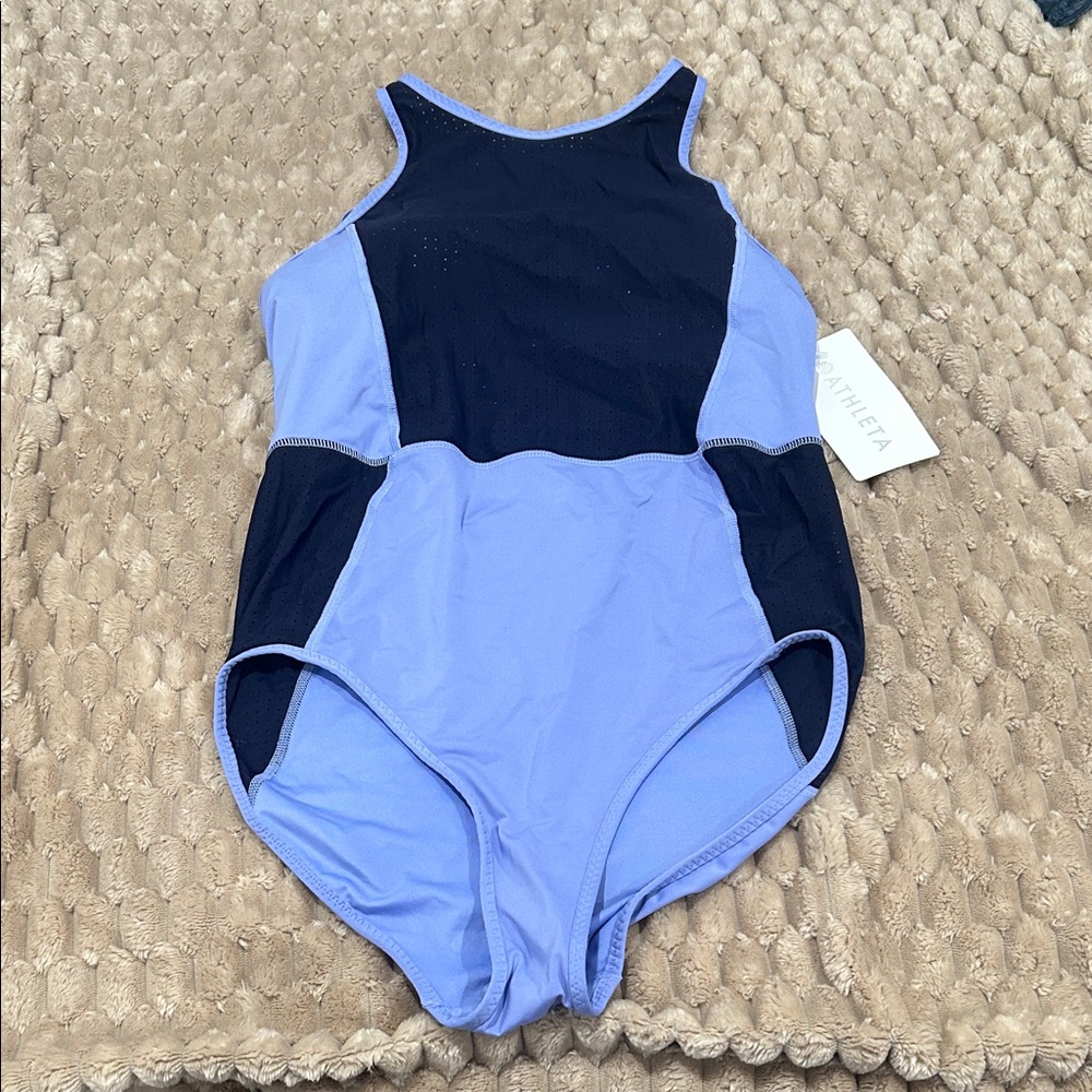 Two-Tone One Piece Athleta Swimsuit